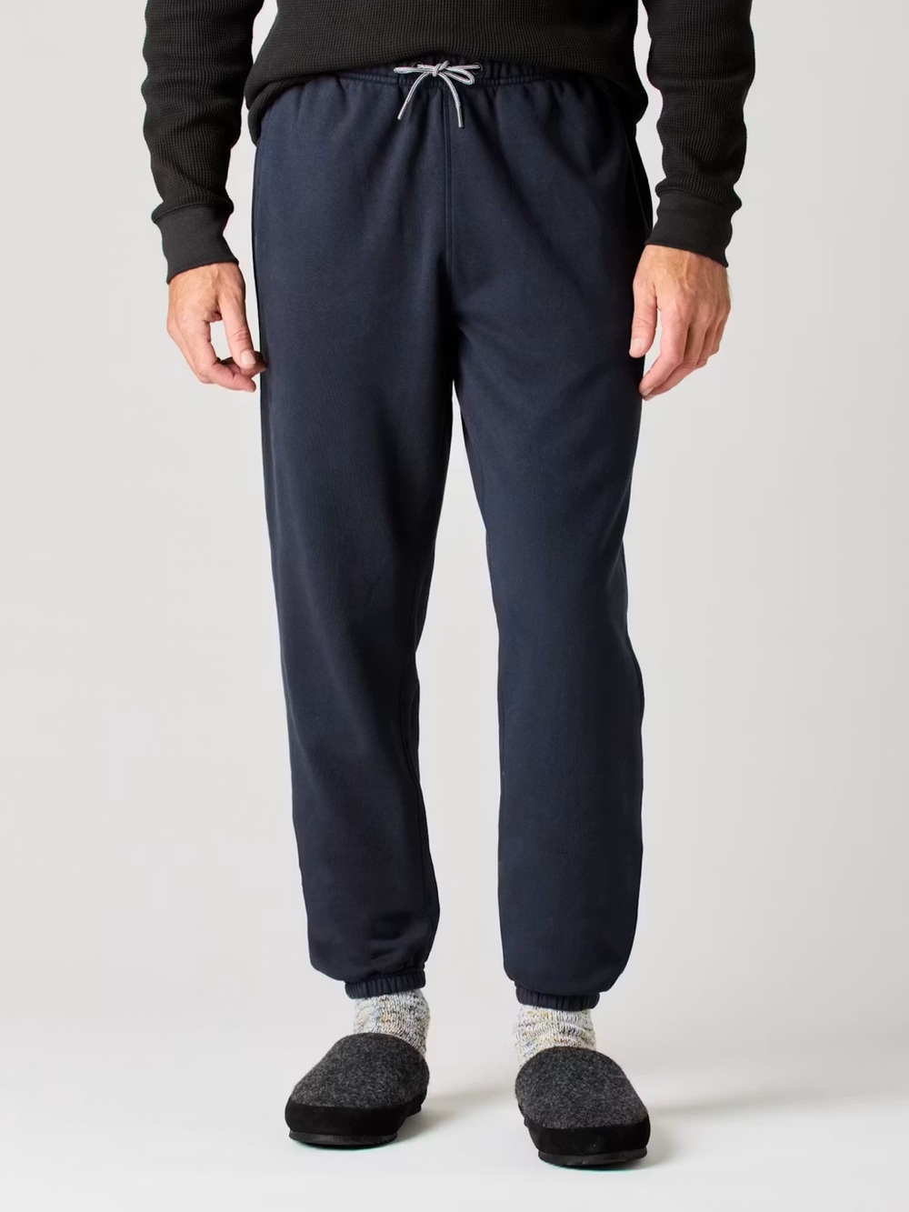 Huckberry Flint & Tinder Midweight Terry Sweatpant Navy Cotton Athleisure-XL